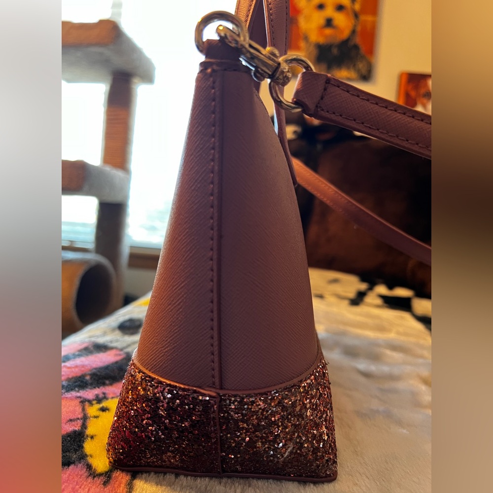 Kate Spade Mauve and Glitter Tote - Picture 6 of 12